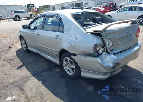 2004 Toyota Corolla S из США, поврежденный, VIN 2T1BR32EX4C249247